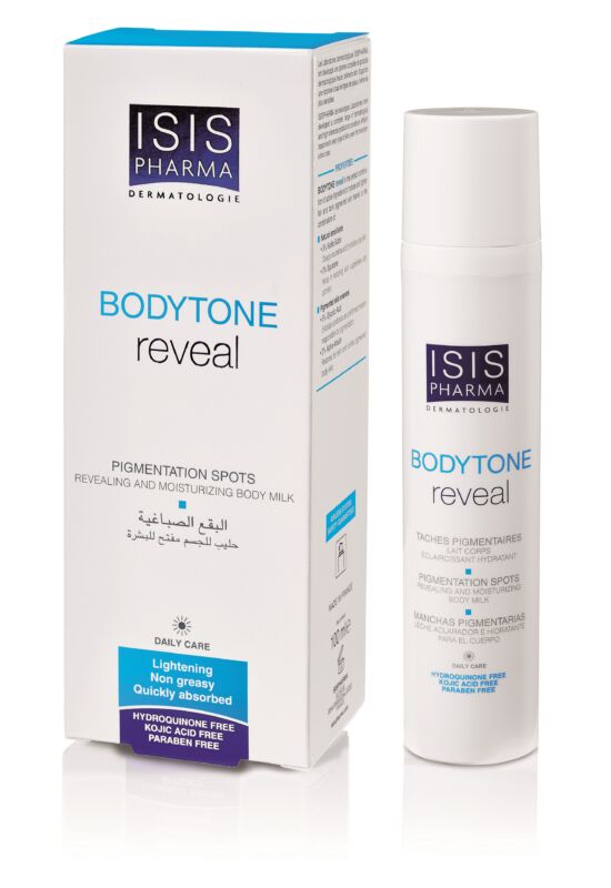  Isispharma Bodytone Reveal bőrhalványító testápoló krém pigmentfoltos bőrre100ml