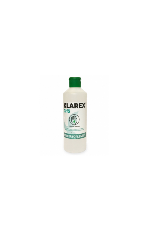 KLAREX CHS Kézfertőtlenítő Folyadék-Baktericid, Virucid, 80% alkoholtart. 500ml